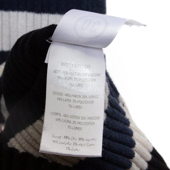 Opening Ceremony Multicolored Striped Knit Bodycon Midi Dress - Size XS - Picture 12 of 13